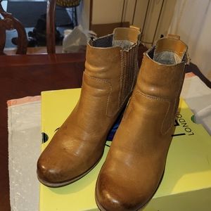 Kork ease leather boots